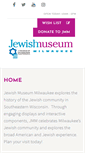 Mobile Screenshot of jewishmuseummilwaukee.org